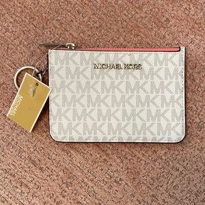 Michael Kors Logo Zip Card Case ~ NEW WITH TAGS!